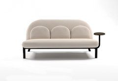 Диван Soft Lounge зі столиком Belfast 01/Чорний 155x82x80 MSSL.10.BL01.9005.50 фото