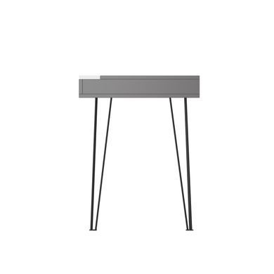 Письмовий стіл Minimal Графіт/Чорний/Білий (MCL-90) 136х60х77 MCL90 фото