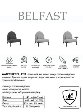 Крісло Soft Lounge Belfast 01/Чорний  75x82x80 MSSL.20.BL01.9005.00 фото